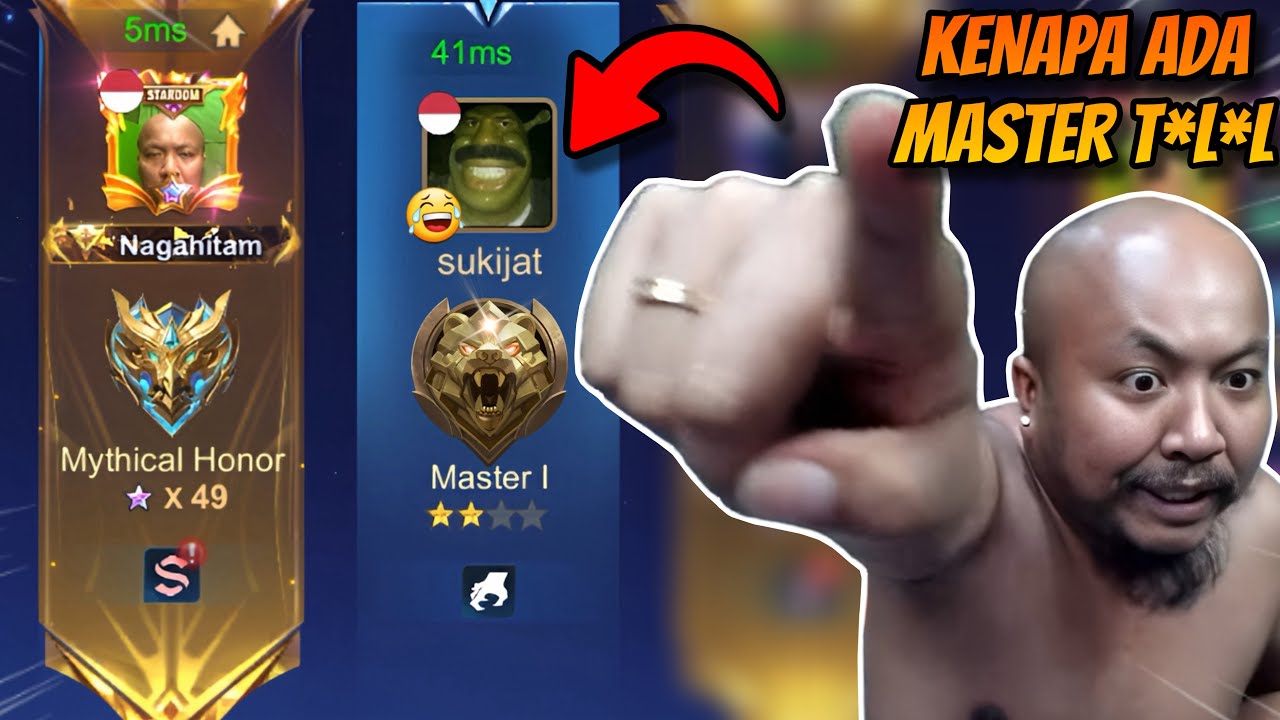 PRANK PASCOL PAKAI AKUN KECIL! EMOSI PANIK LIAT RANK MASTER PICK ALUCARD 🤣 | MLBB
