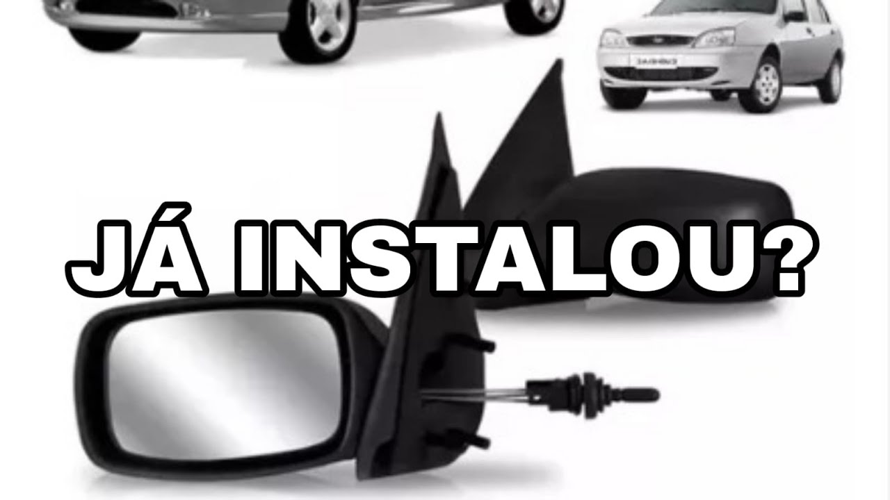 COLOCANDO O RETROVISOR DO FORD FIESTA 1996: UMA SOLUÇÃO FÁCIL E ECONÔMICA!