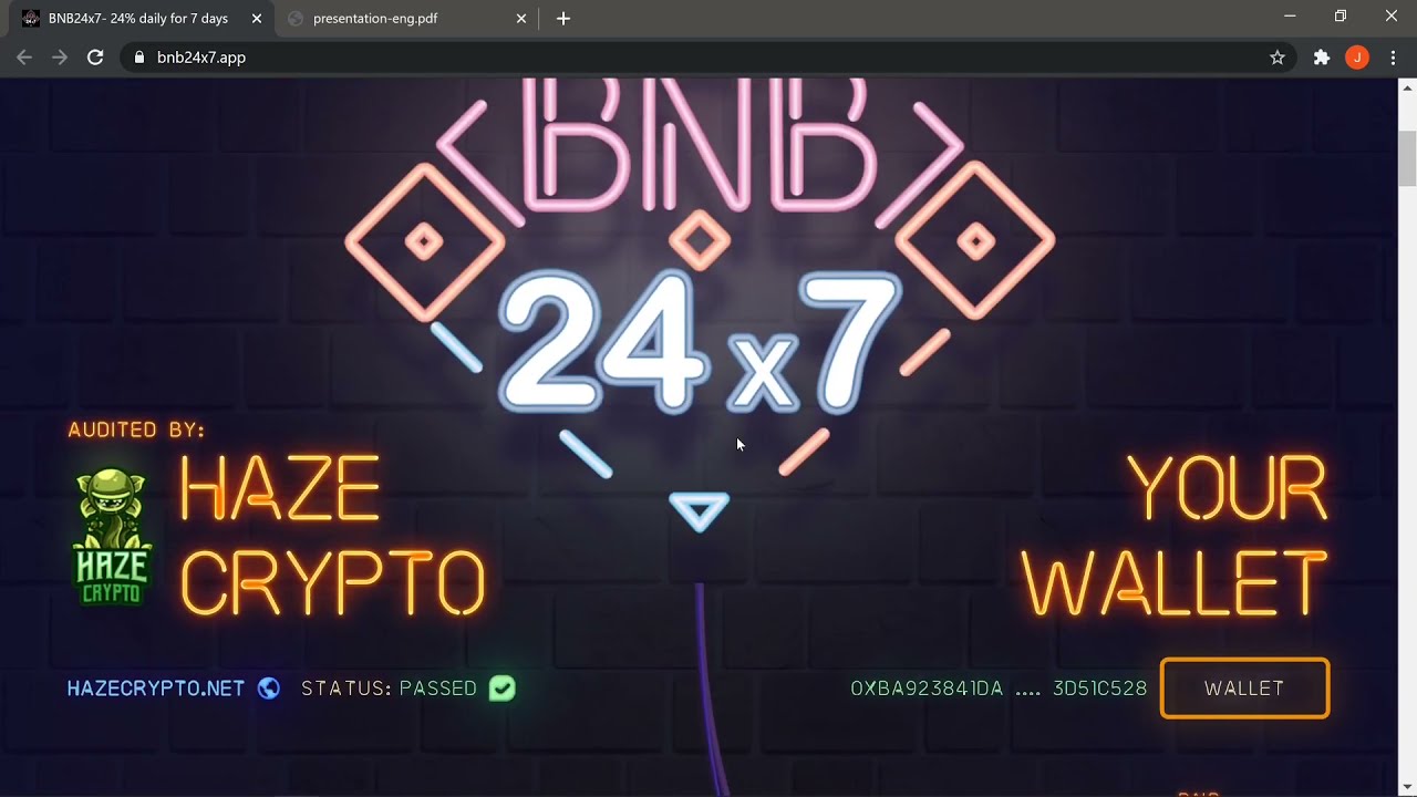 BNB24x7 : Brand New BSC DaPP Alert !!!!