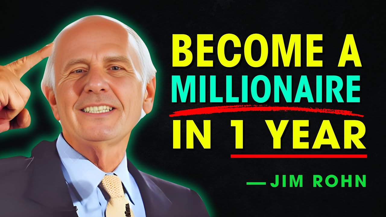 BECOME a MILLIONAIRE in 1 Year!  How to Build Wealth Fast - Jim Rohn Motivation