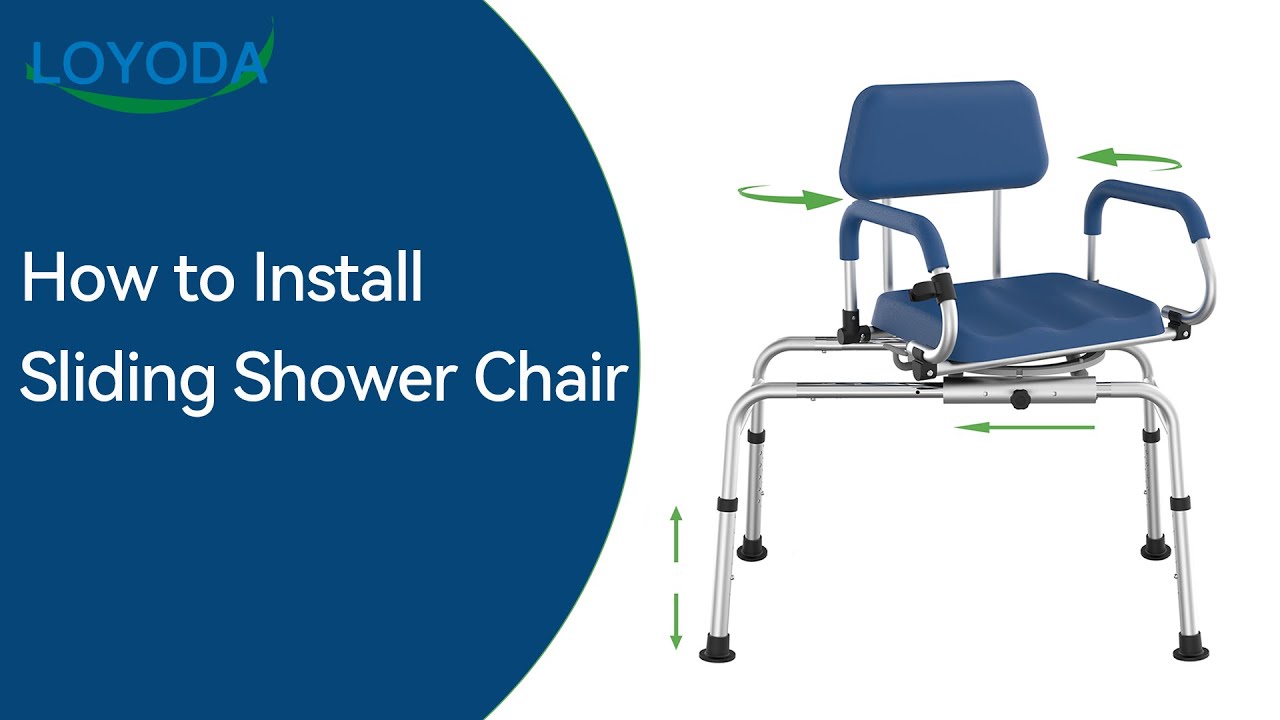 Loyoda Sliding Shower Chair Installation Guide