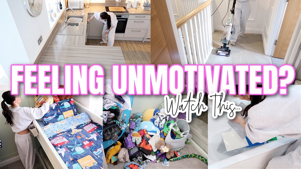 FEELING UNMOTIVATED? Watch this...(Clean With Me)
