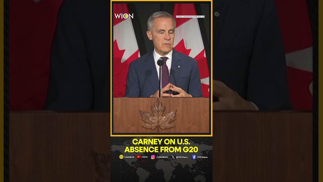 Canada&rsquo;s Mark Carney Weighs In on US Absence from G20 and Trump&rsquo;s Ukraine Peace Proposal | WION