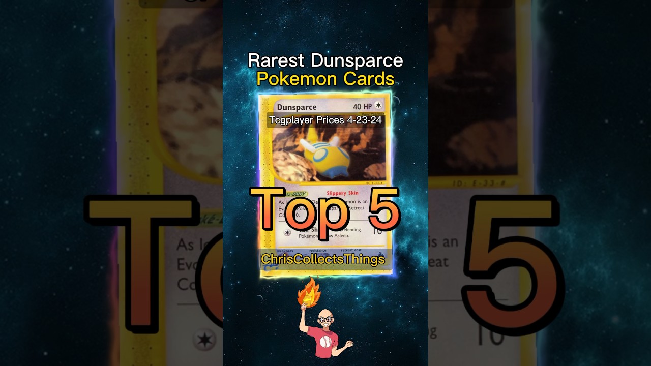 Top 5 RAREST Dunsparce Pokémon Cards 👀 