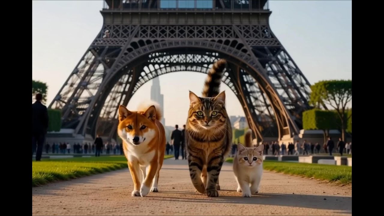 Travel the World in 20 Minutes n°1 (Cutest Pets City Tour) | 10 Iconic Cities