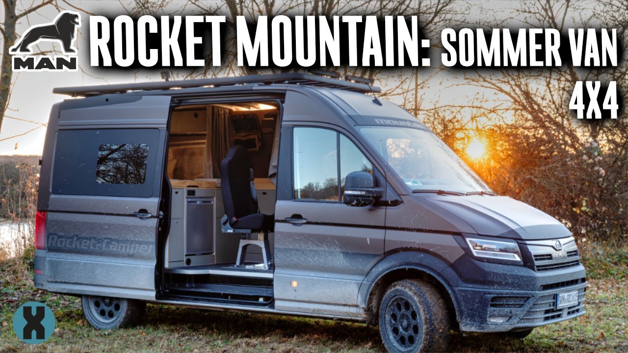 Rocket Mountain Camper - Offroad Campervan mal anders! 4x4 SOMMER-VAN (🇩🇪+🇬🇧🇺🇸)