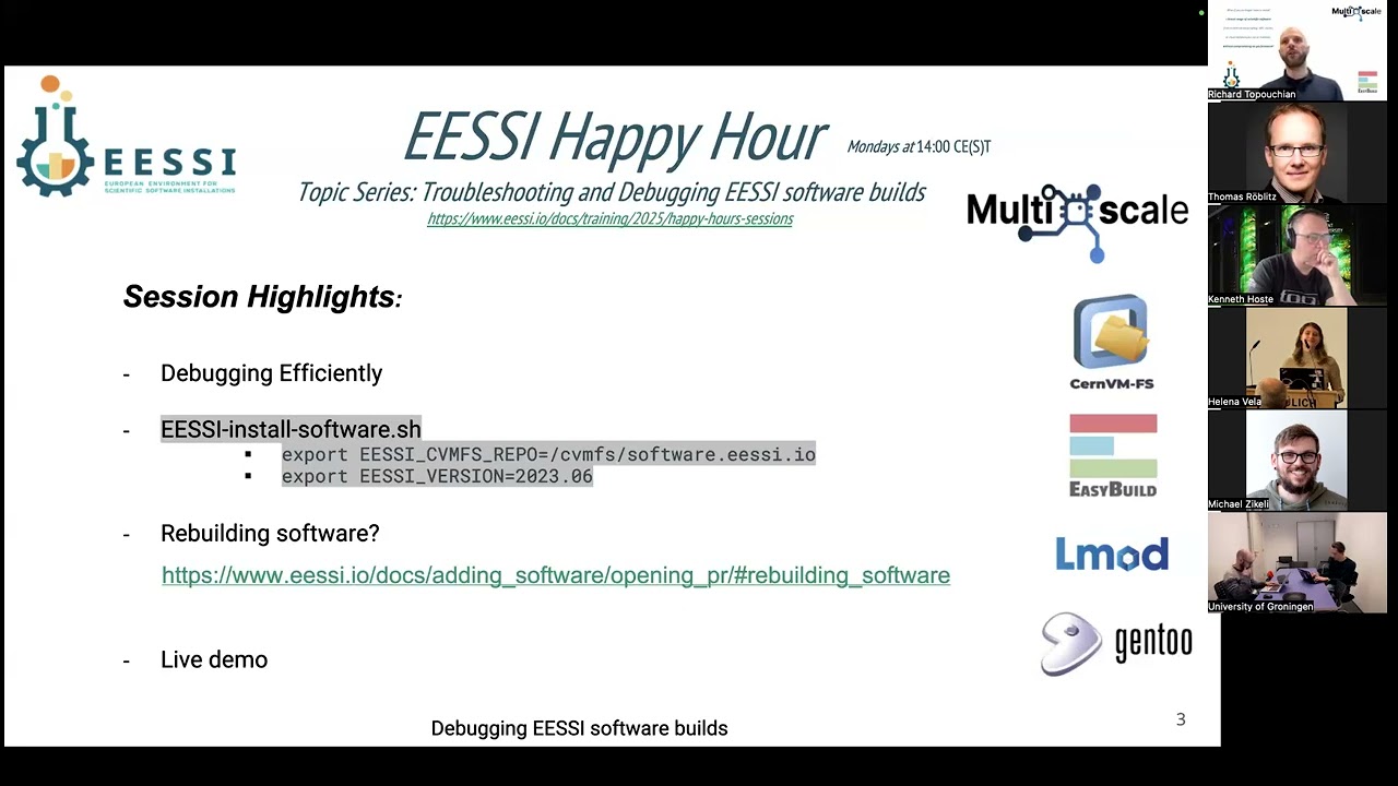 EESSI Happy Hour (10 Nov 2025) - Debugging EESSI software builds