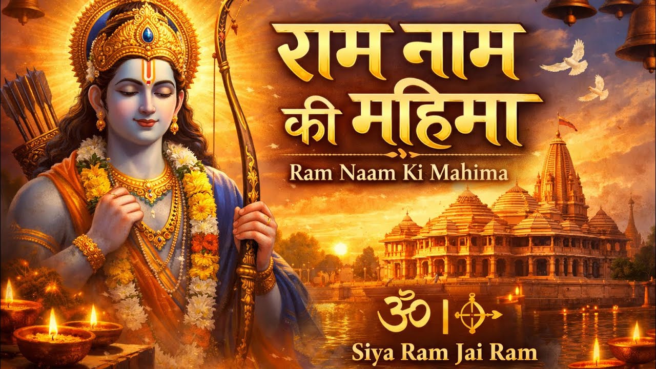 राम नाम की महिमा | Very Peaceful Ram Bhajan | Ram Naam Bhajan #RamBhajan#RamNaam