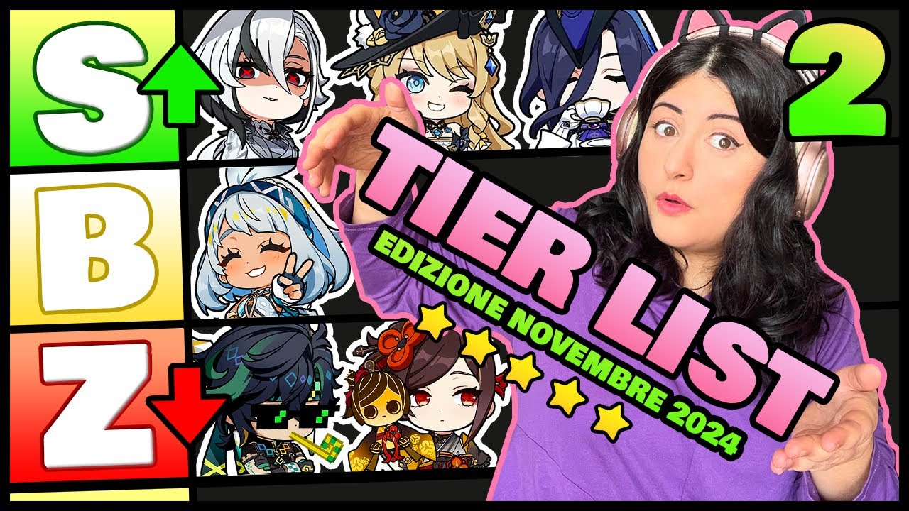 Giudico TUTTI i 5 stelle di GENSHIN IMPACT - TIER LIST NOVEMBRE 2024 PT.2 [ Genshin Impact ITA ]