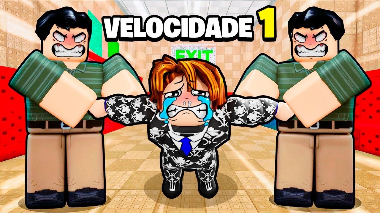 PRECISAMOS AUMENTAR NOSSA VELOCIDADE NO ROBLOX PARA SOBREVIVER NA ESCOLA MALUCA (Super Difícil😰)