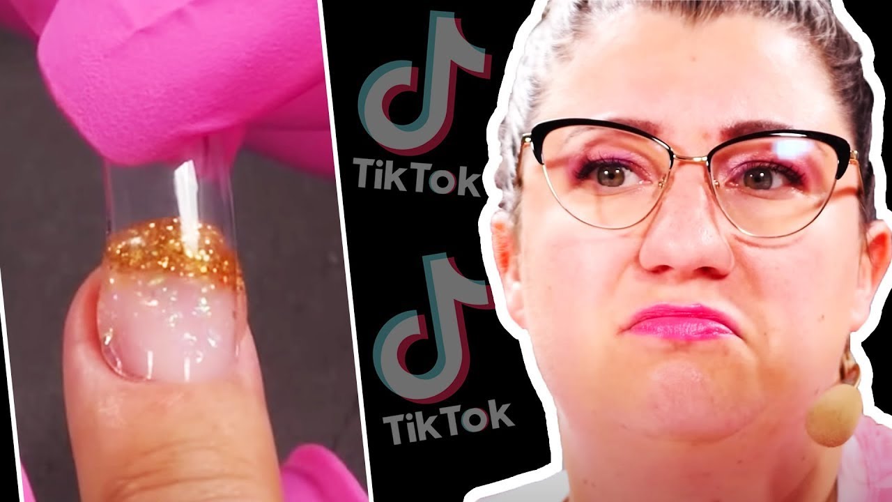 SPOSÓB NA SZYBKIE PRZEDŁUŻANIE PAZNOKCI? TEST SPOSOBU Z TIKTOK'A [PAZ] #36