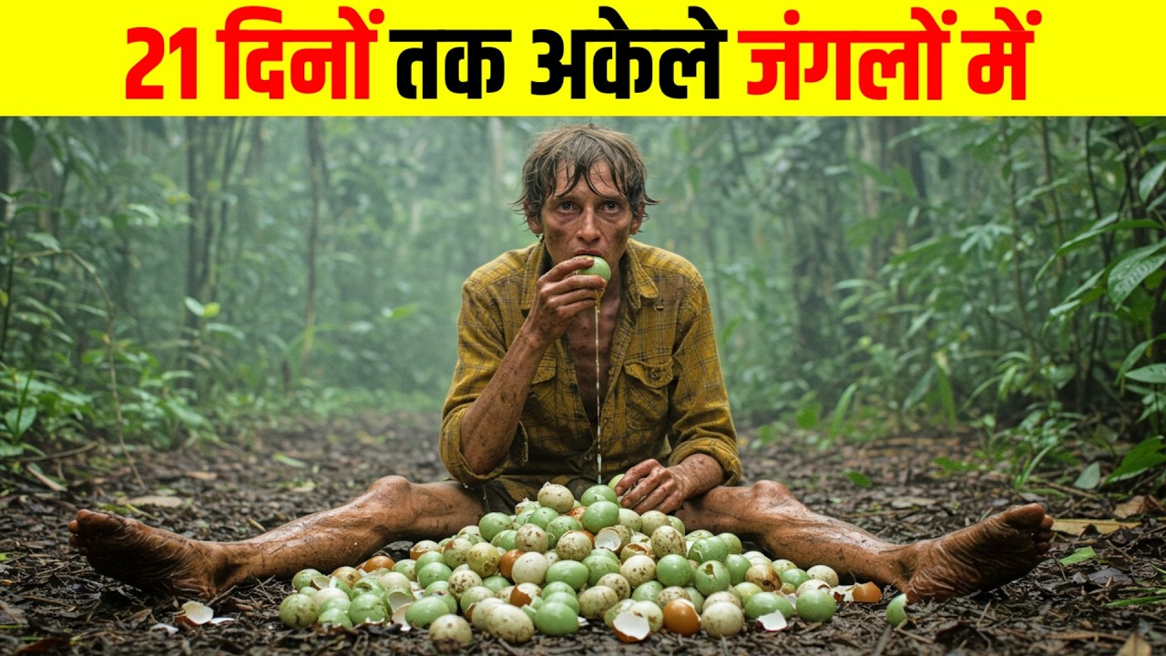 21 दिनों तक अकेले जंगलों में जिंदा कैसे रहा? | Survived Alone in the Jungle for 21 Days,