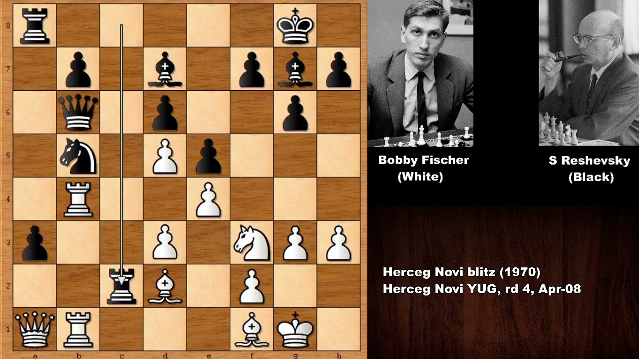 Fierce Rivalry: Bobby Fischer vs Samuel Reshevsky - Herceg Novi Blitz (1970)