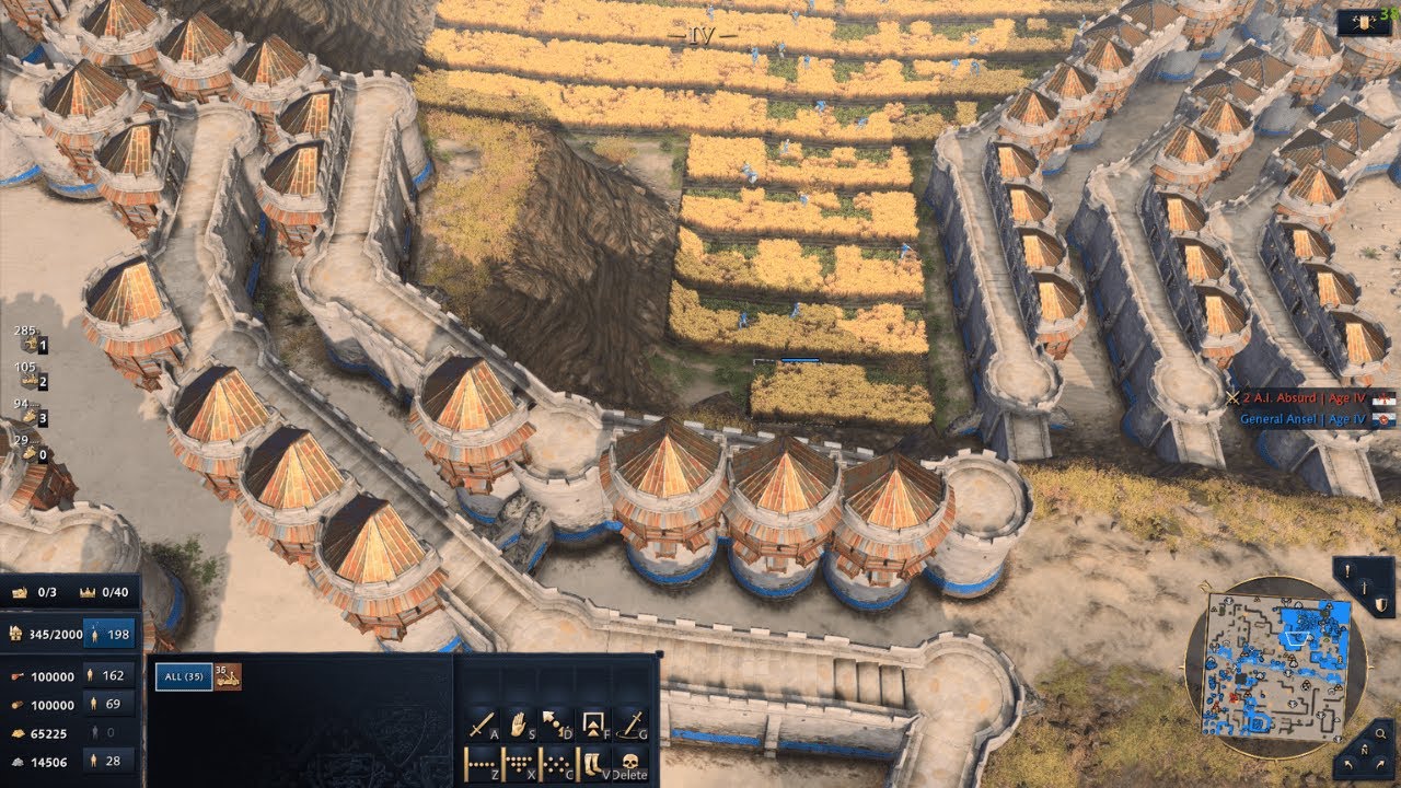 Age of Empires 4 Gameplay: How to Defeat the Knights Templar  - Try This Mind-Blowing Fortification