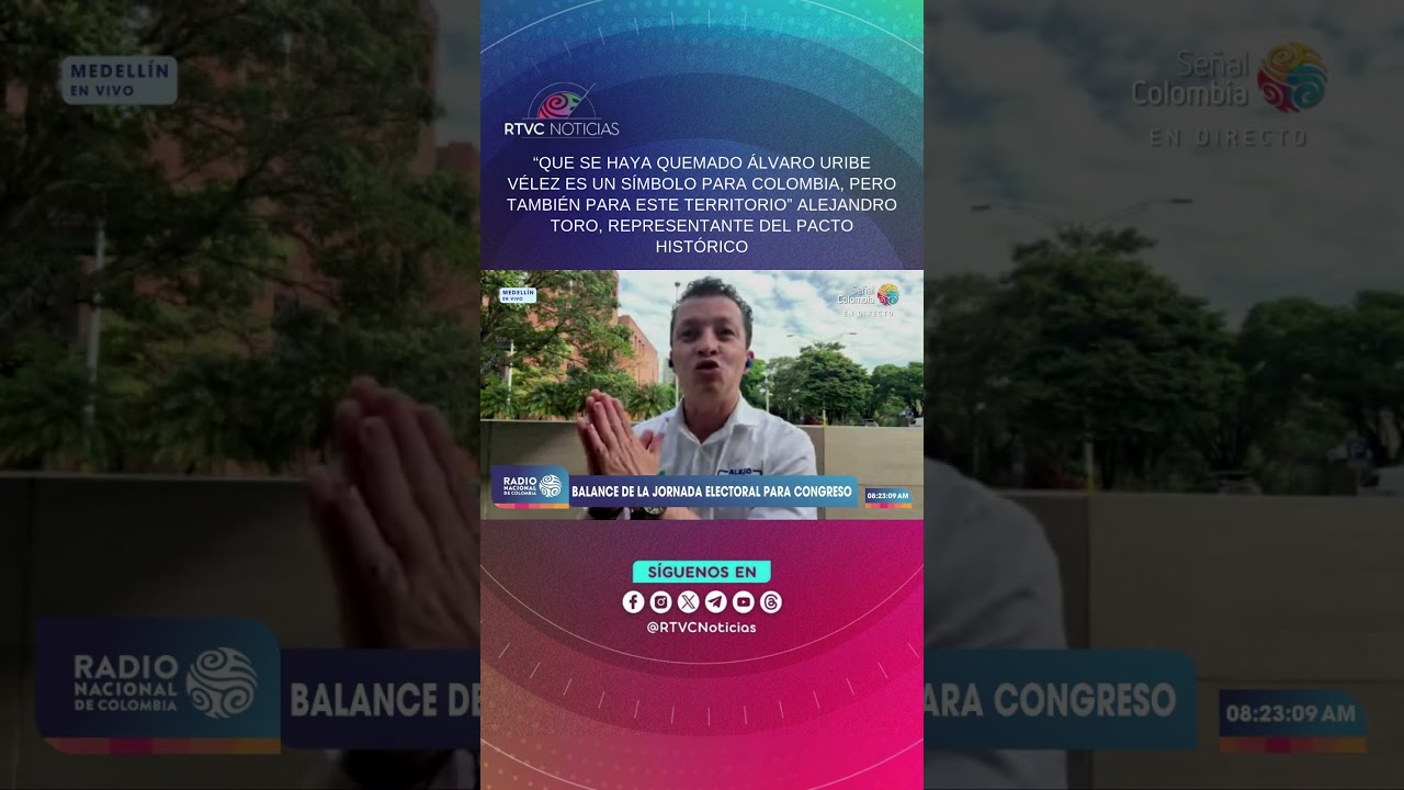 Alejandro Toro,frente a la derrota de expresidente &Aacute;lvaro Uribe V&eacute;lez