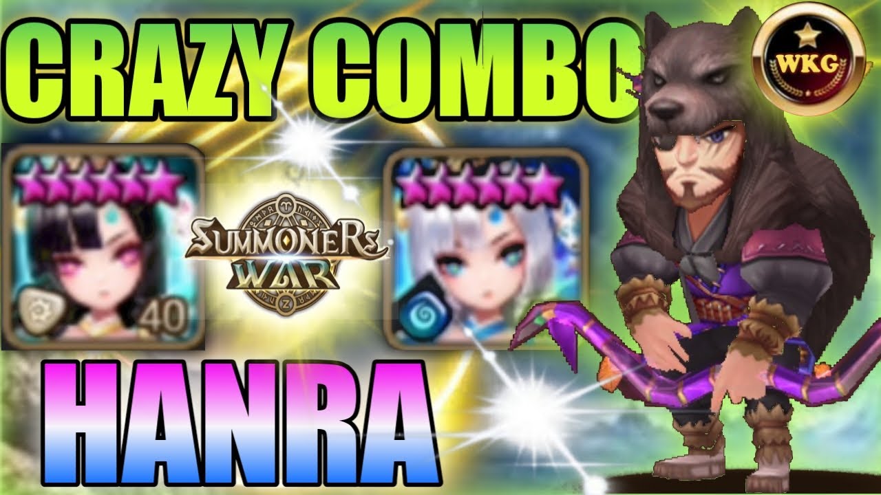CRAZY COMBO HANRA WITH SHIZUKA AND SEIMEI - Summoners War