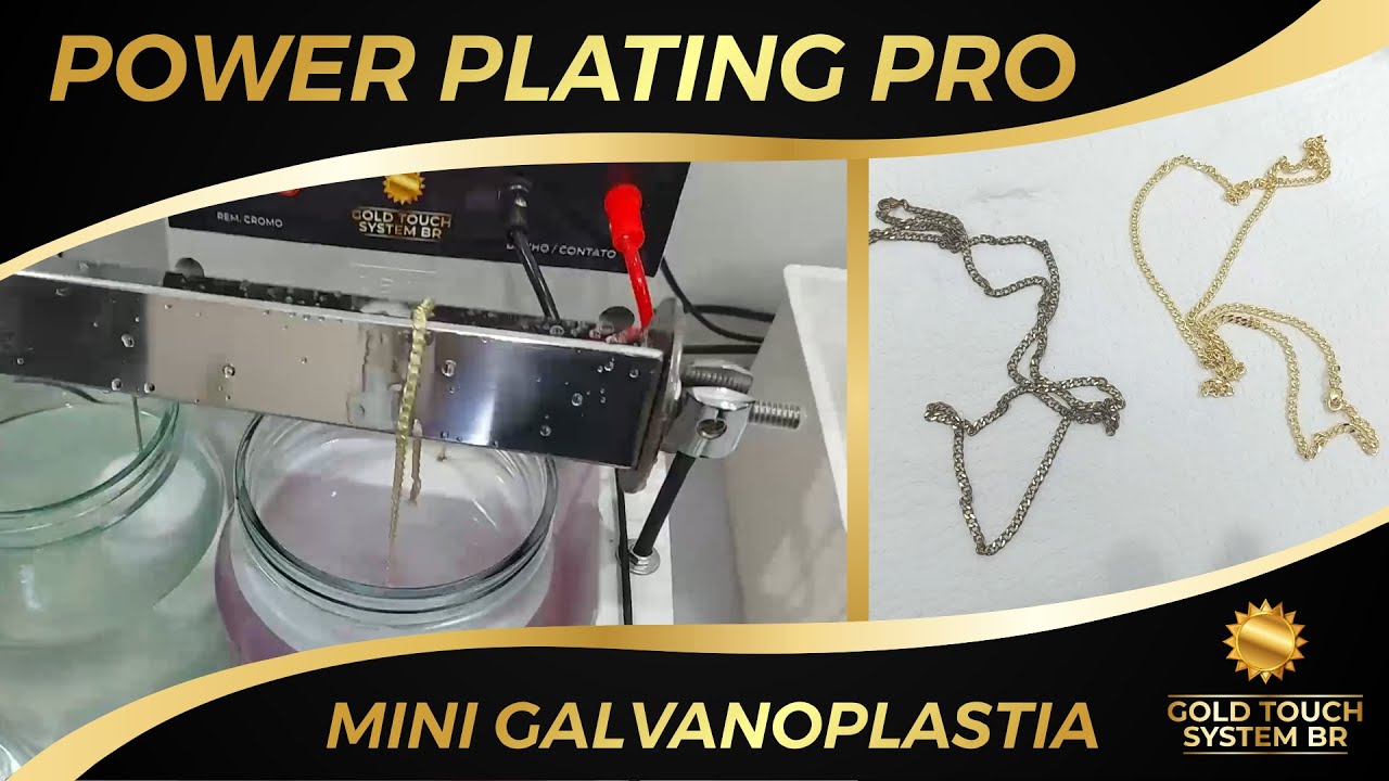Mini Galvanoplastia Power Plating Pro - Conheça nosso lançamento de mini galvanoplastia automatizada
