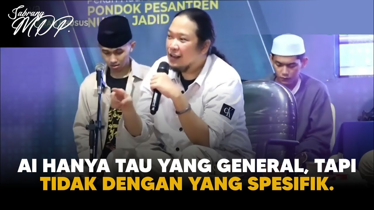 Murid dan guru berteman dengan AI - Mas Sabrang MDP