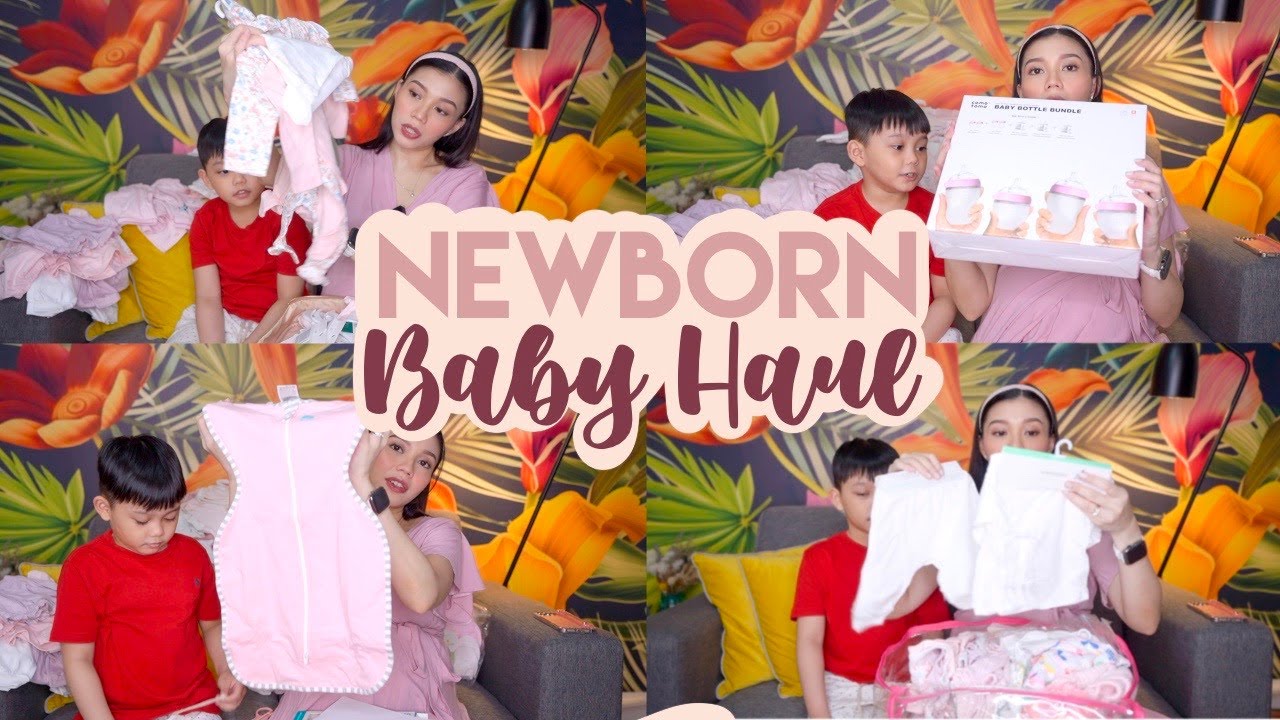 NEWBORN BABY ESSENTIALS HAUL 2021 | Peevee Dela Rosa