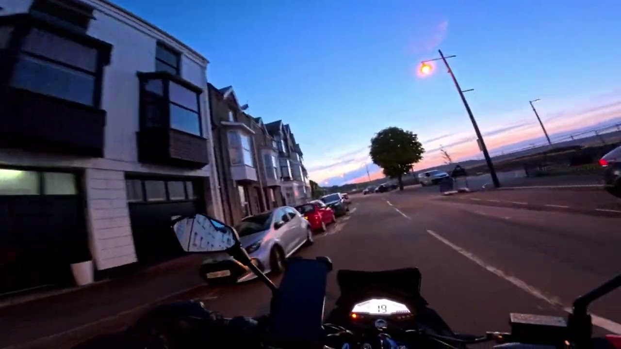 Night ride, Bracelet bay , Mumbles, Quadrant