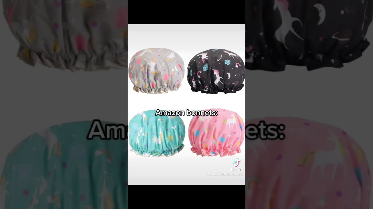 Сатиновые боннеты Amazon против наших 💕#hairbonnet #amazonfinds #naturalhairgrowth #satinbonnet