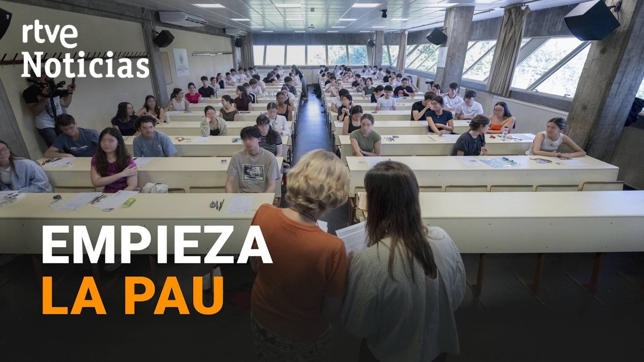 La PRUEBA DE ACCESO a la UNIVERSIDAD ha comenzado en MADRID Y GUADALAJARA |RTVE Noticias