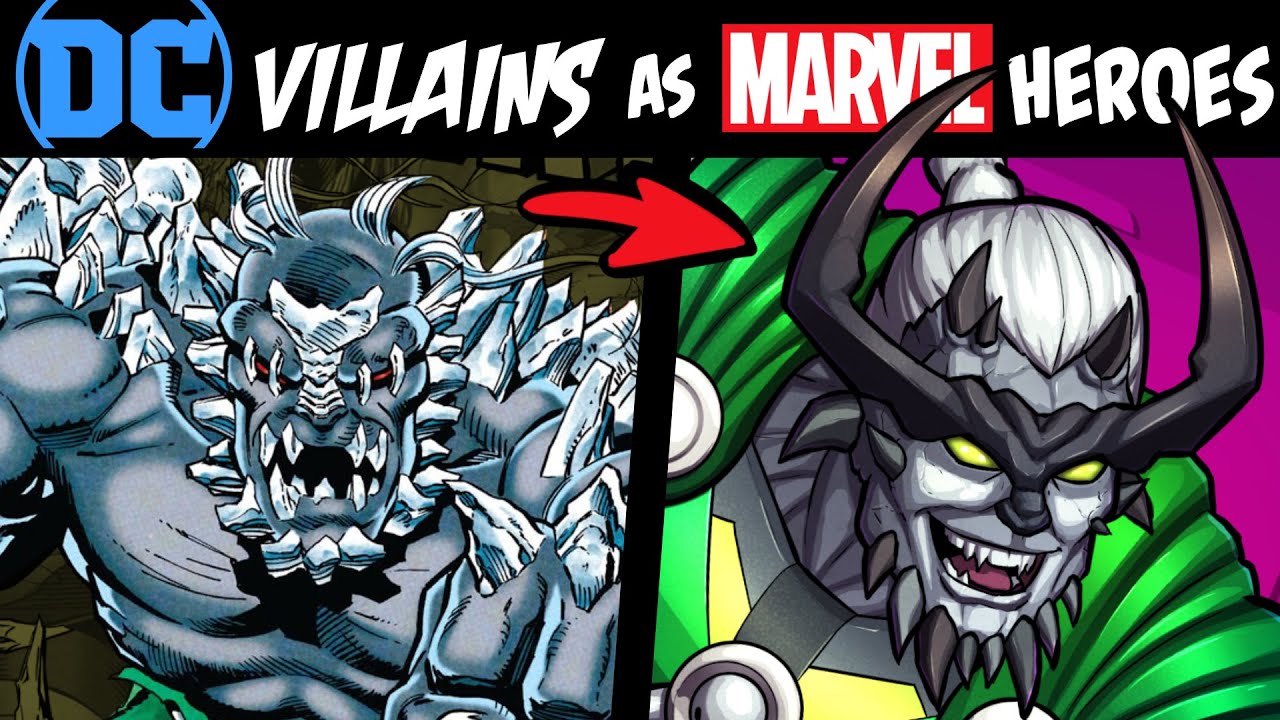 Что, если бы злодеи DC были героями Marvel?! (Истории и спидпэйнт)
