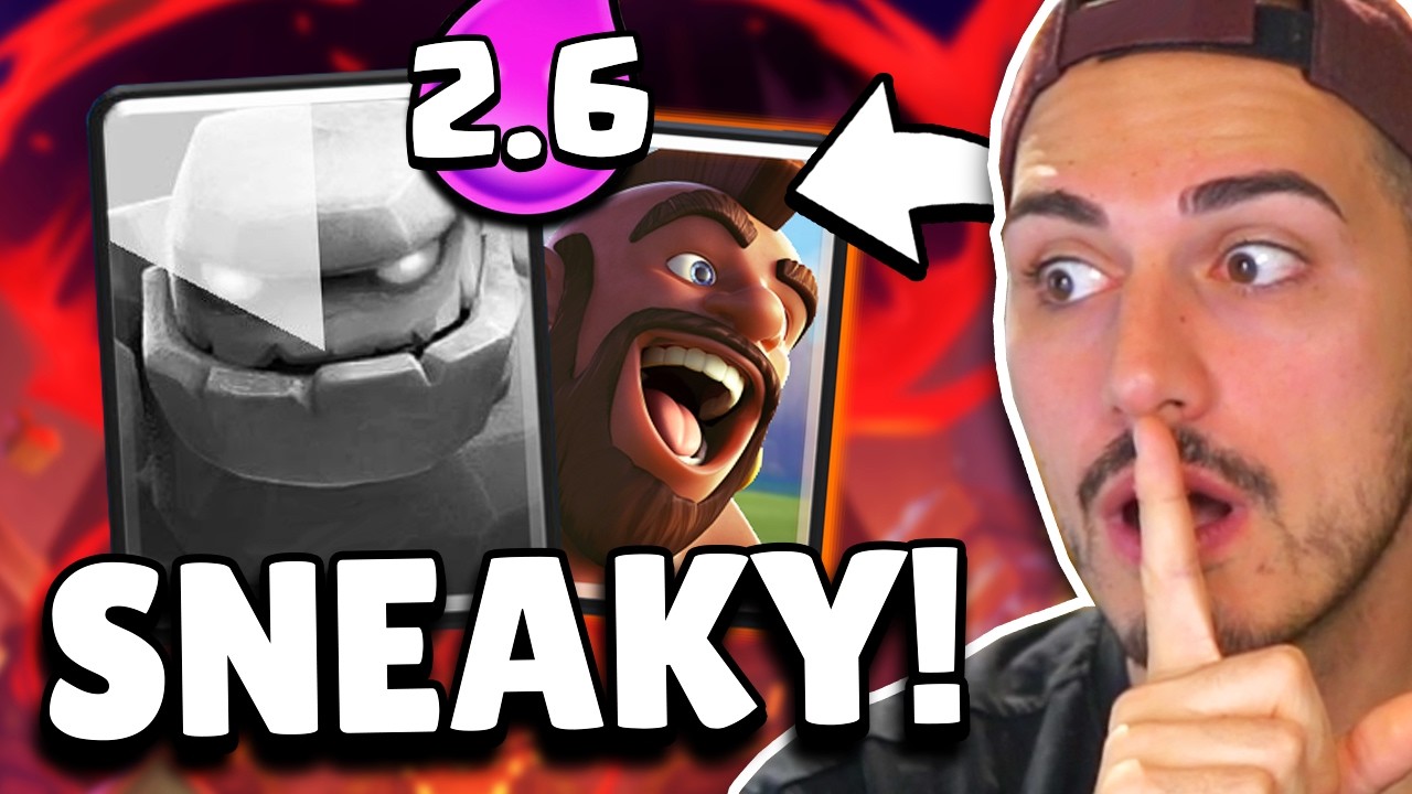 SNEAKY GOLEM in THE POCKET... nel 2.6 DOMATORE! 😈 Clash Royale ITA