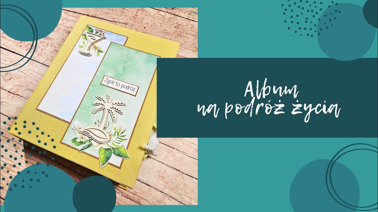 Album na zdjęcia z podróży życia - prezent na 50 urodziny