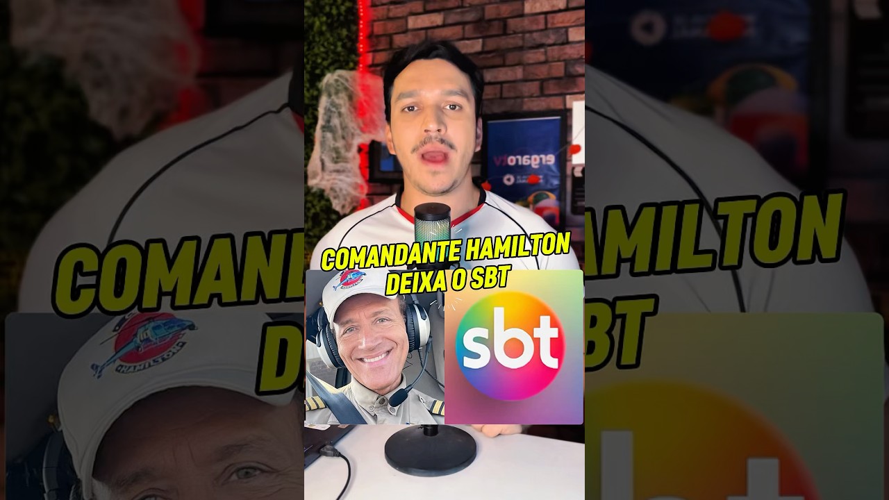 🚨Demiss&atilde;o no SBT! Comandante Hamilton deixa o SBT