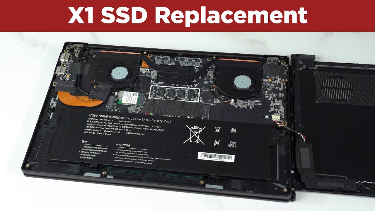 How to Upgrade RAM and SSD on ACEMAGIC X1 Laptop &ndash; Easy DIY Guide!💻🚀