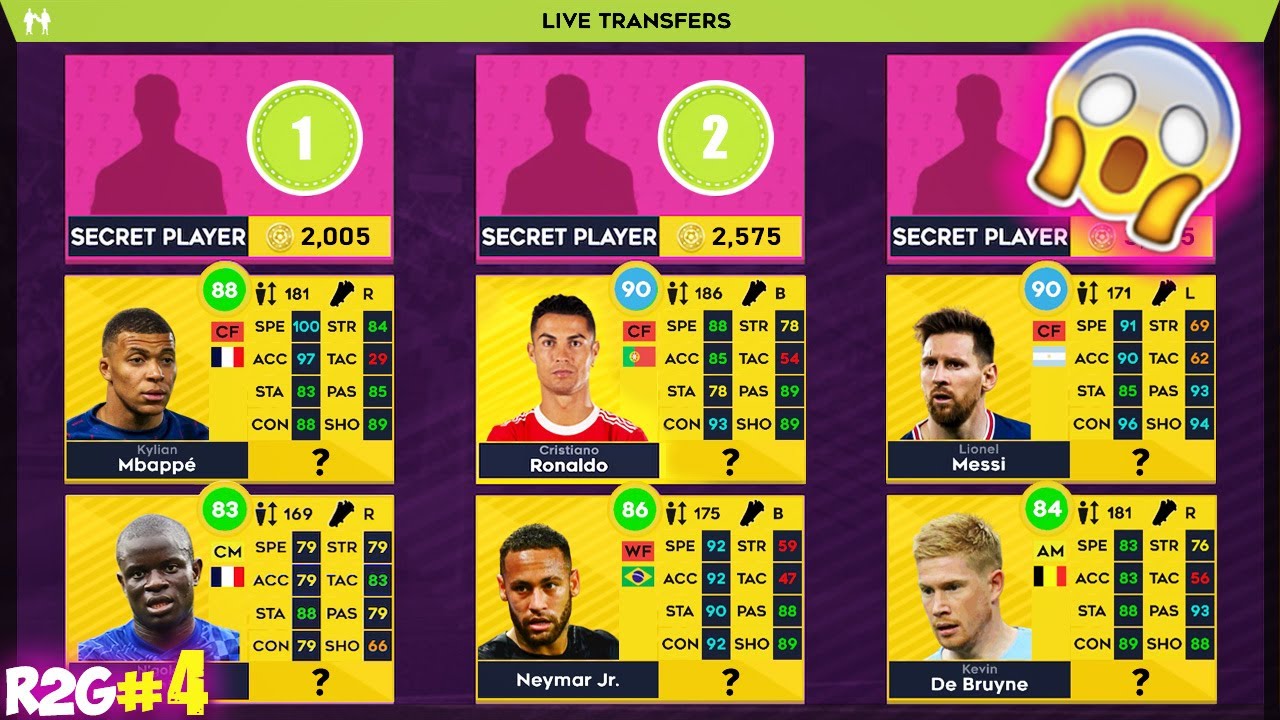 TOP 3 SECRET PLAYERS!! - DLS 22 R2G [Ep 4] | Dream League Soccer 2022