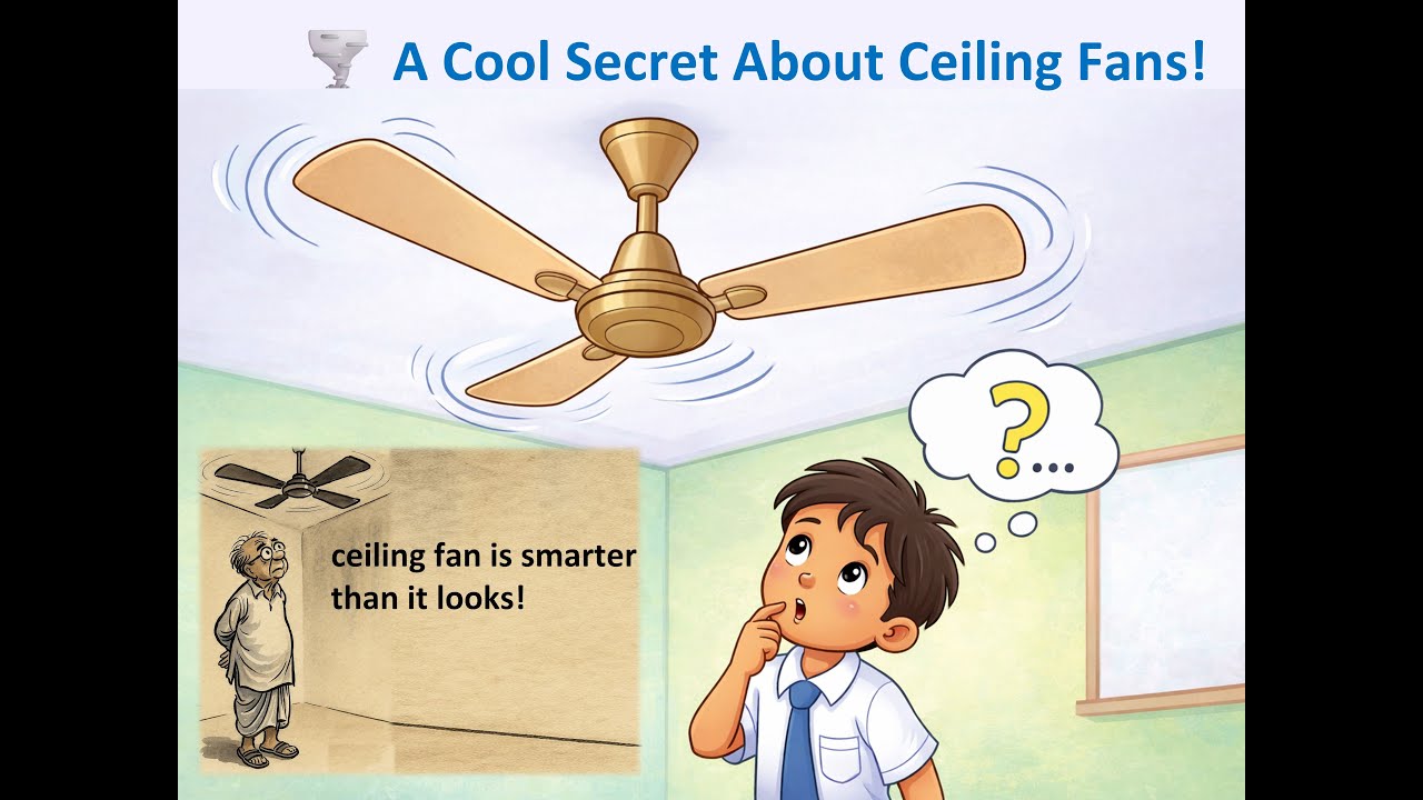 61.: 🌪️ A Cool Secret About Ceiling Fans! explained with models and simplified explanation
