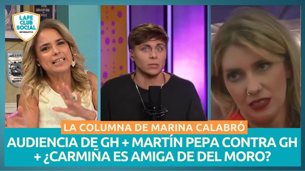 🔥 ANDREA DEL BOCA + SANTIAGO DEL MORO + GRAN HERMANO: LA COLUMNA DE MARINA CALABRÓ