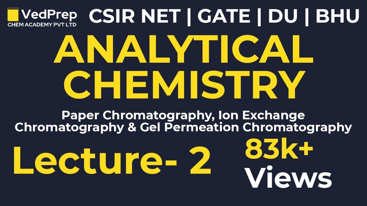 Analytical Chemistry | Paper | Ion Exchange | Gel Chromatography |CSIR NET|GATE|DU|BHU| CHEM ACADEMY