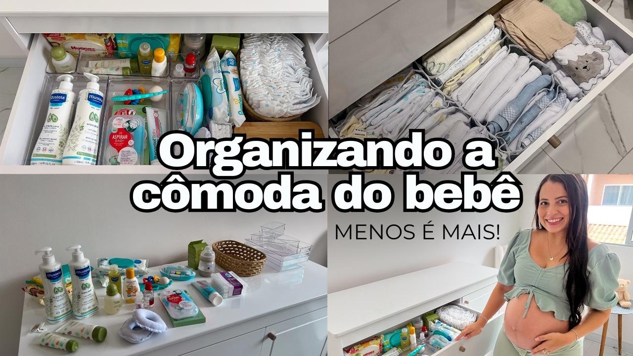 Organizando a Cômoda do Bebê: Itens de Higiene, Dicas e Tour