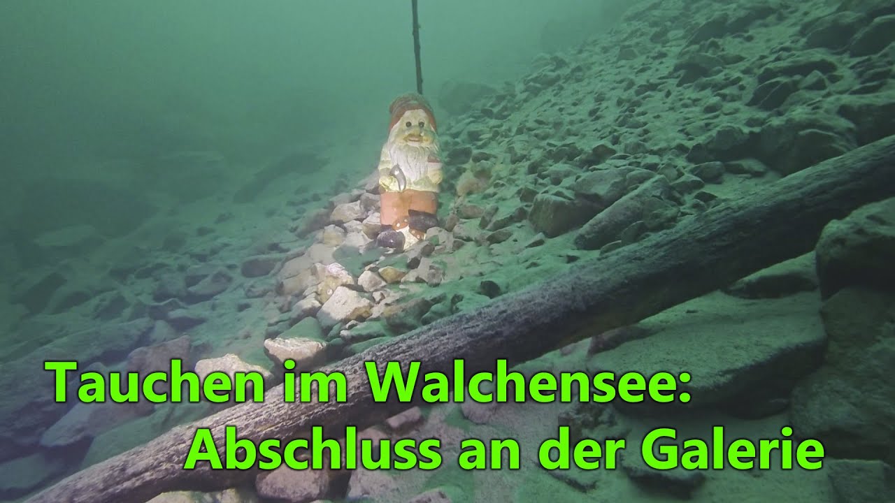 Walchensee - Tauchen an der Galerie: Jahresabschluss
