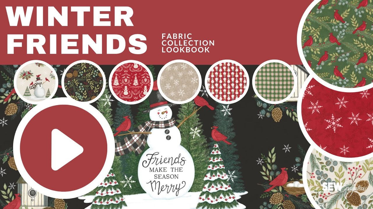 Winter Friends Fabric Collection Designed by Deb Strain for Moda Fabrics