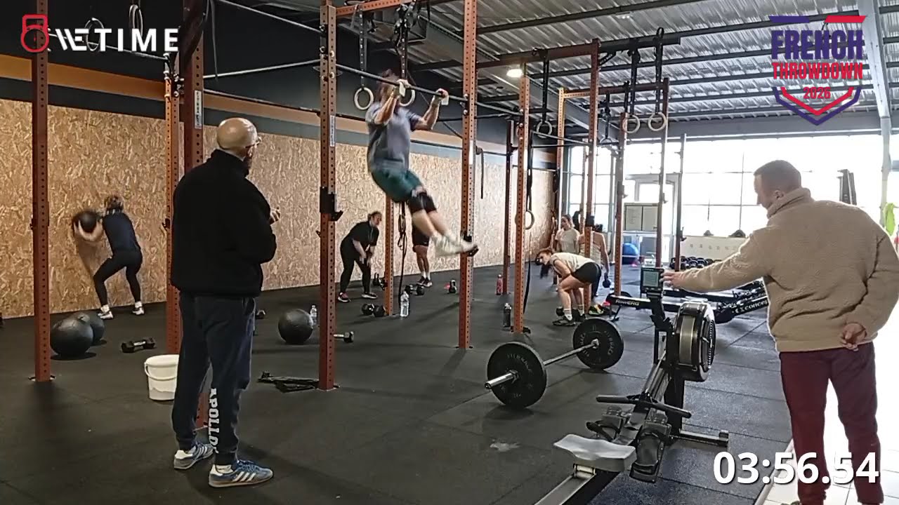 Wod 1 qualification french throwdown team inter - brotcorne kevin 