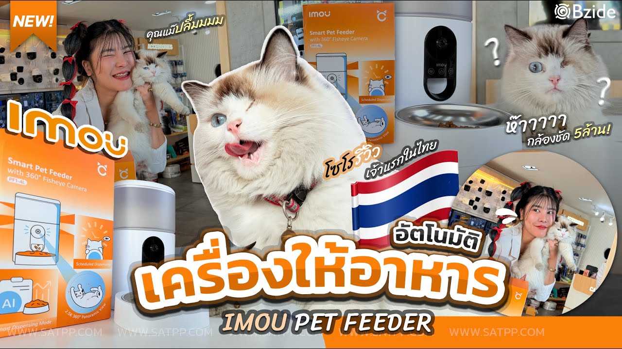 iMOU Pet Feeder เครื่องให้อาหารแมวอัจฉริยะ แห่งปี 2025