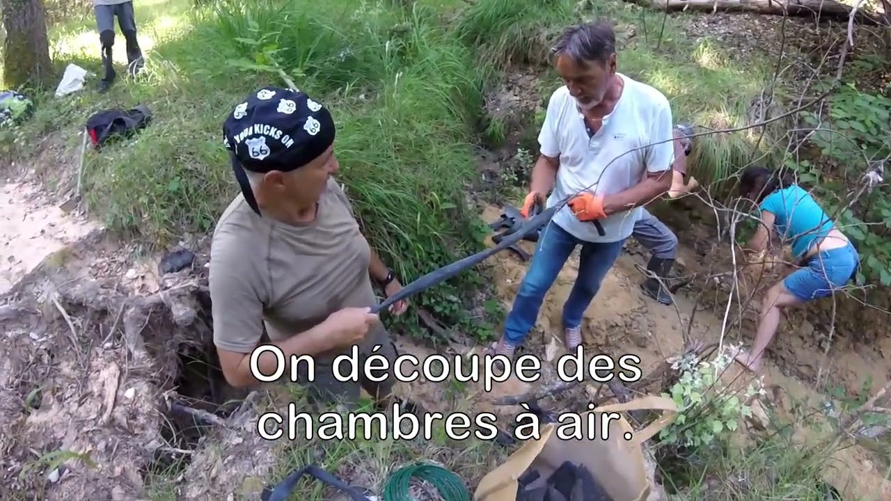 (3) Colmatage de la canalisation