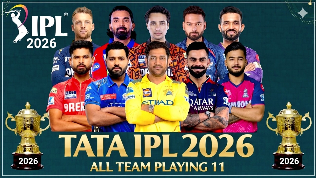 All team playing XI| IPL team full SQUAD|ipl match players list