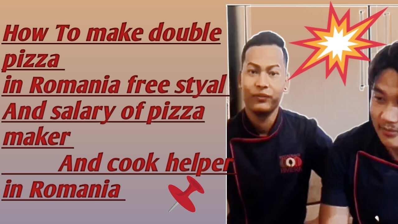 My second Vlog with Pizza maker and cook helper from Romania 🌺🍃🙏😊