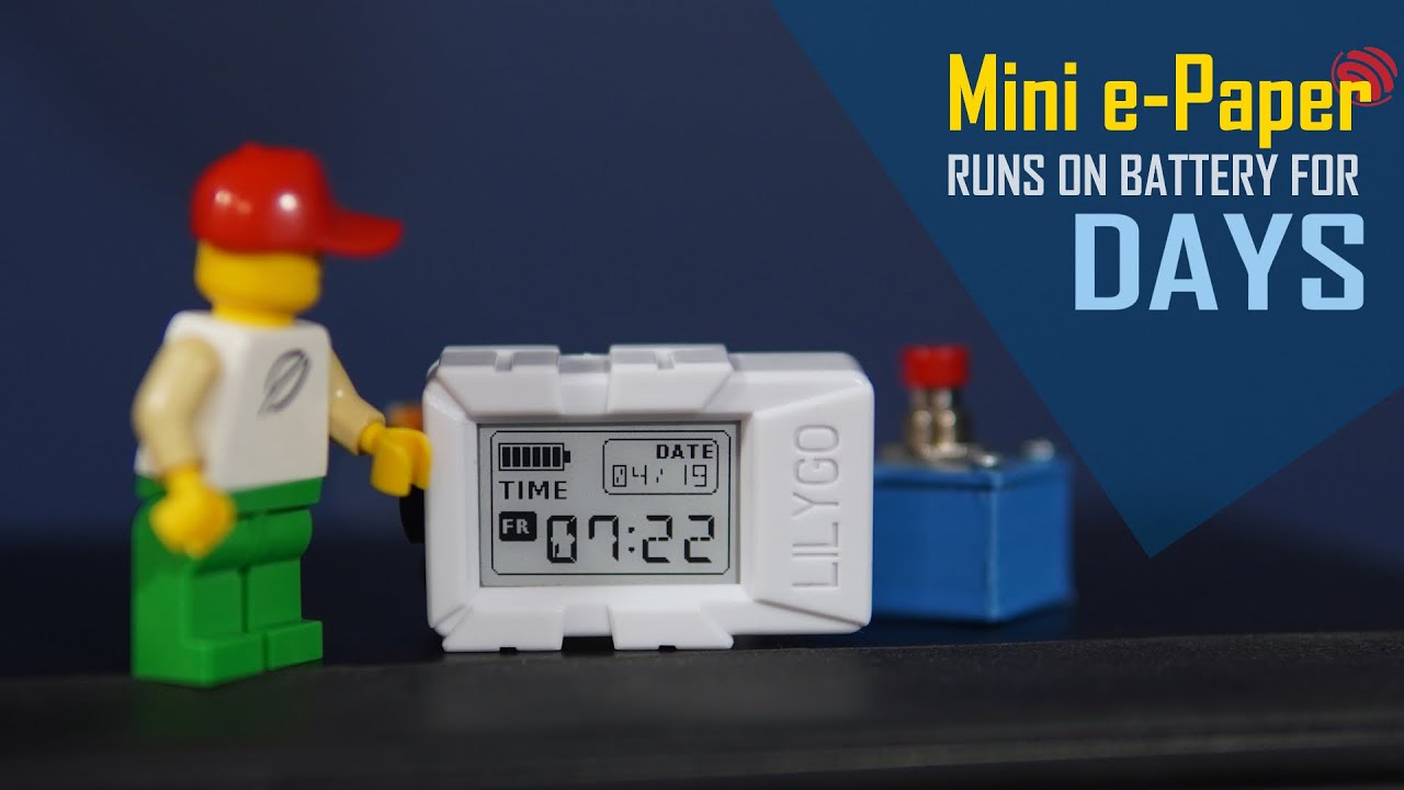 Mini E-Paper : Unbelievable Battery Life