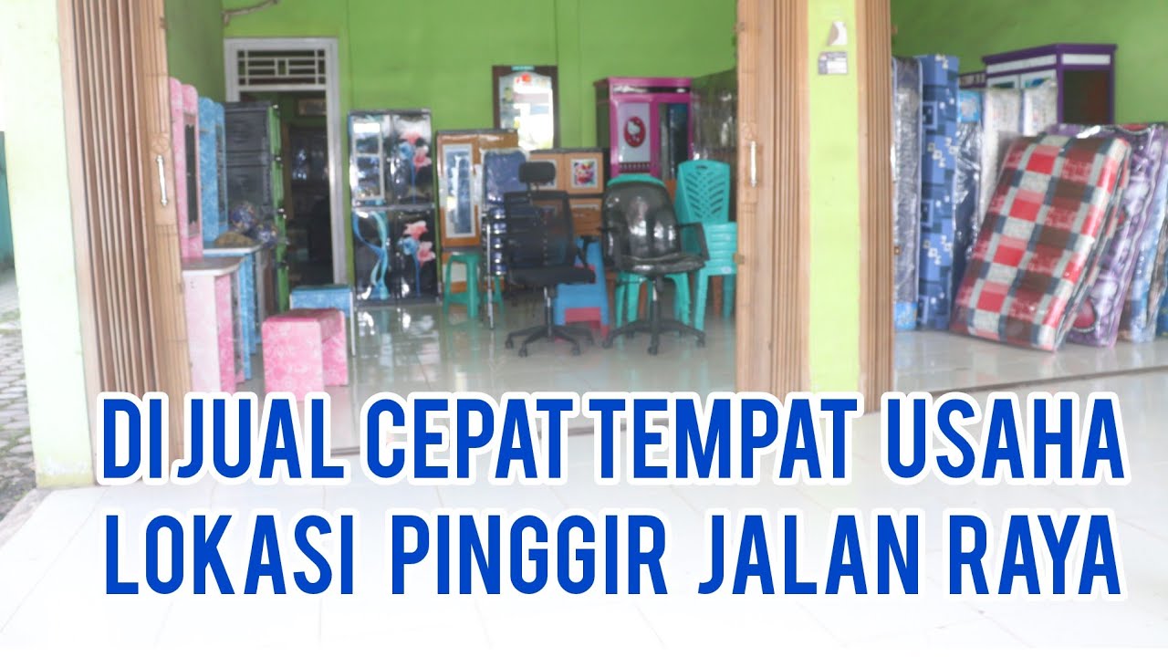 Tempat usaha di jual cepat pinggir jalan raya bk 10 belitang oku timur