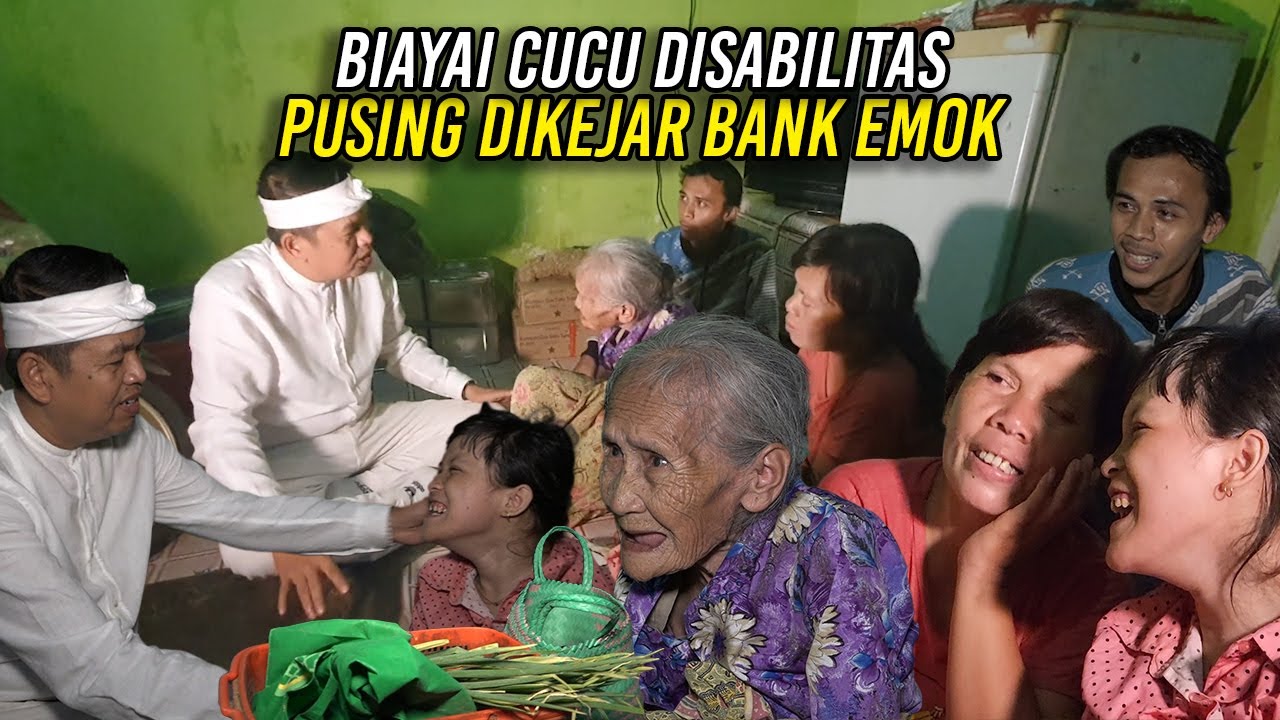 DEMI BIAYA CUCU YG DISABILITAS-NENEK USIA 100 TAHUN MASIH JUALAN SAYUR-PUSING HADAPI BANK EMOK