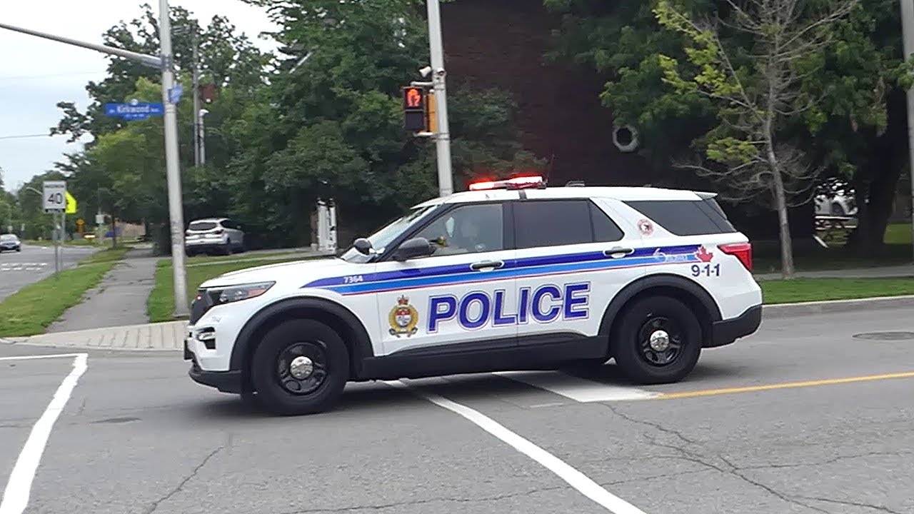 OTTAWA POLICE RESPONDING; Siren, Yelp, V-6 Roar