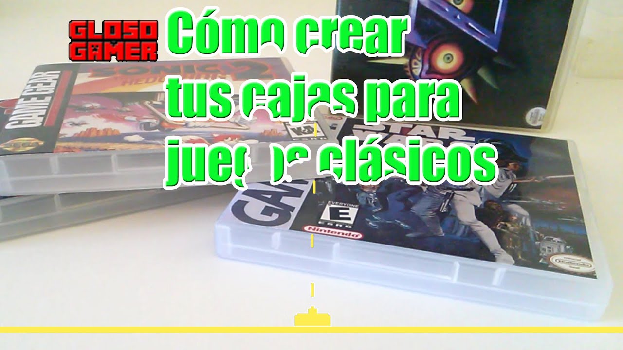 CÓMO HACER CAJAS para tus JUEGOS CLÁSICOS!!!