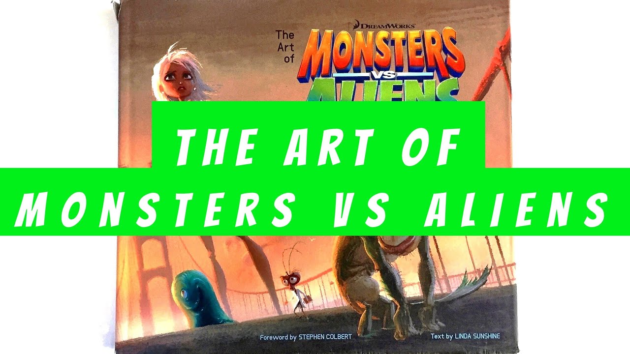 The Art of Monsters vs Aliens (flip through) Dreamworks Artbook