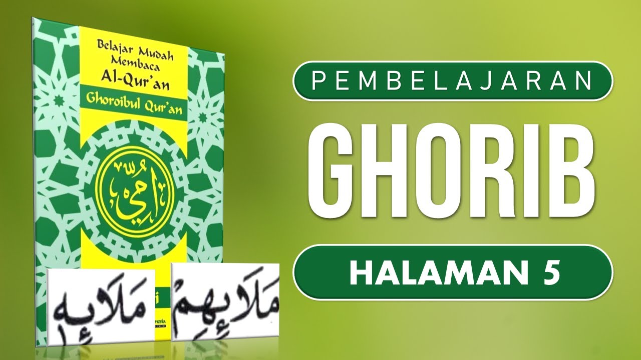 Metode Ummi Jilid Ghorib Halaman 5 